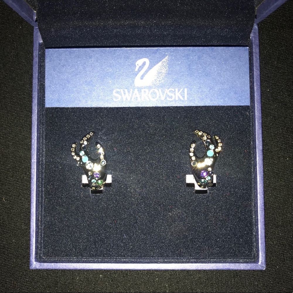 Swarovski clip-on earrings